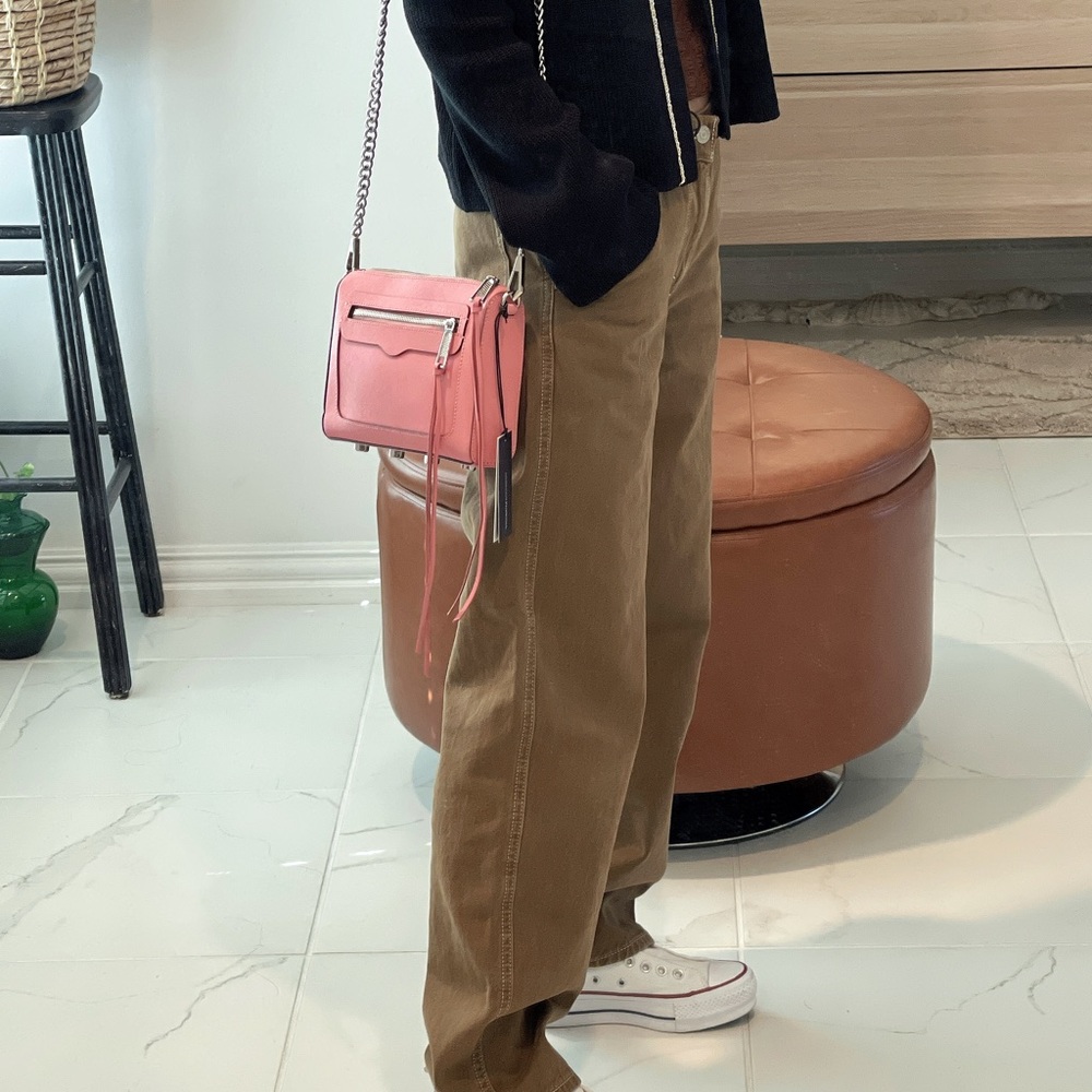 Rebecca Minkoff Avery Crossbody Handbag Pink New With Tag